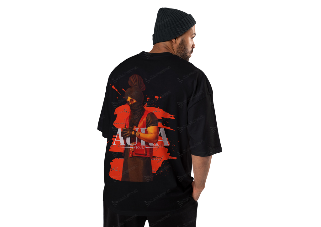 Diljit Dosanjh Aura Tour T-Shirt Portrait (PRE-SALE)