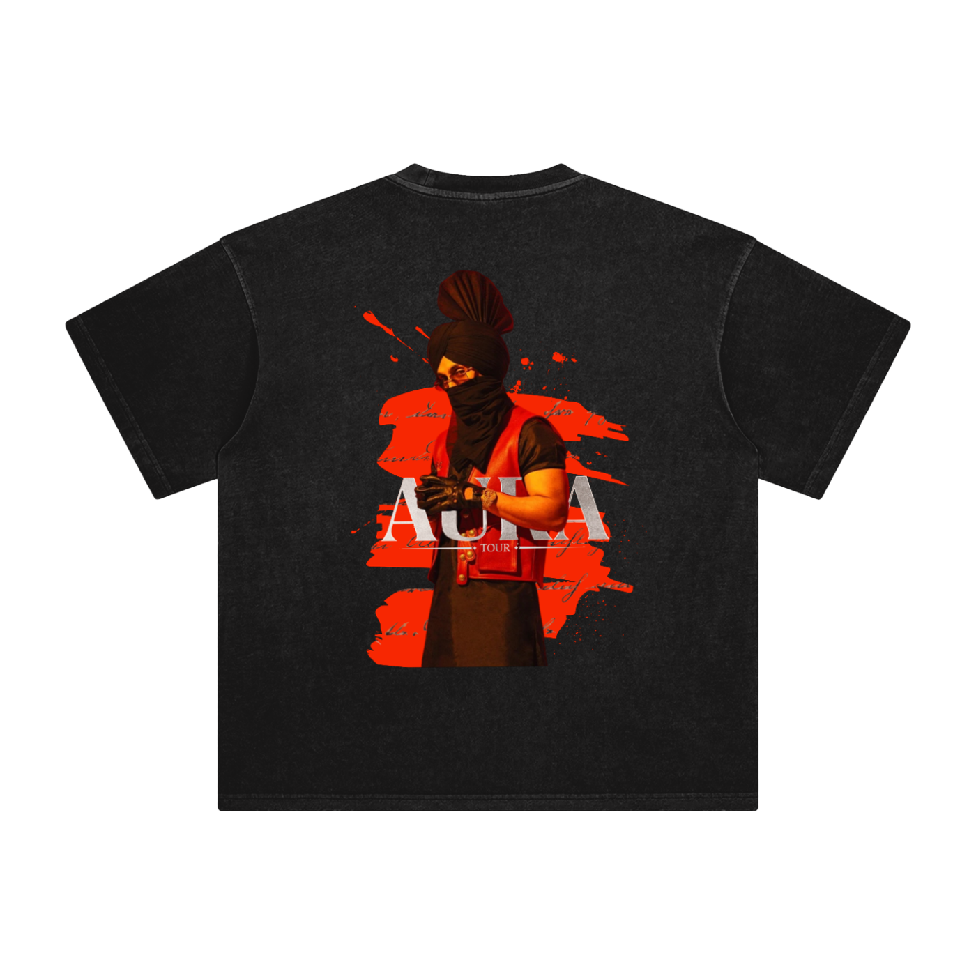 Diljit Dosanjh Aura Tour T-Shirt Portrait (PRE-SALE)