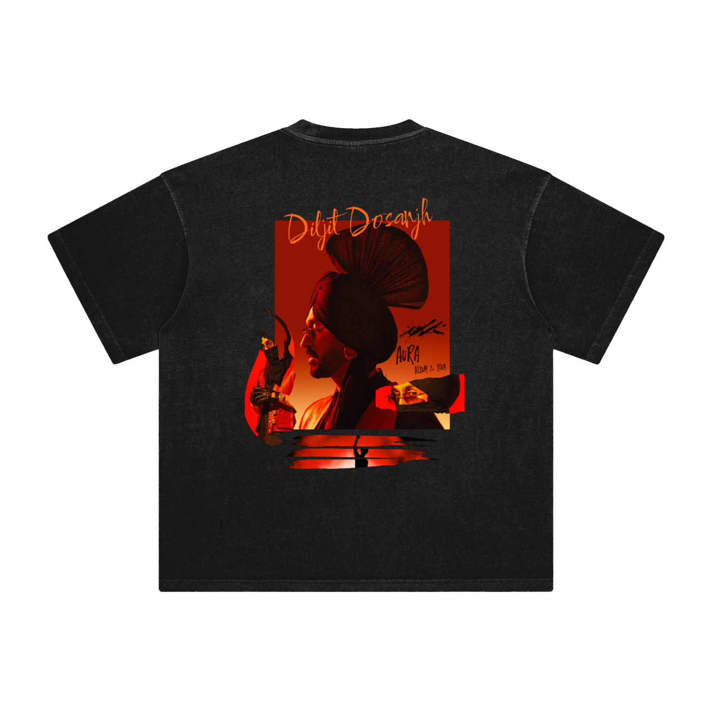 Diljit Dosanjh Aura Tour T-Shirt Collage (PRE-SALE*)