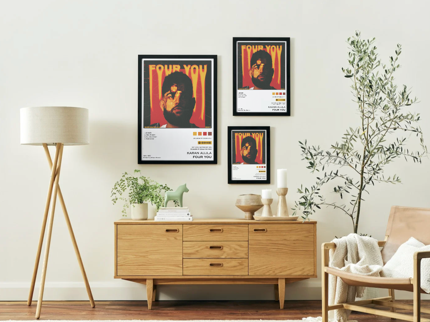 Karan Aujla Four You Album Poster